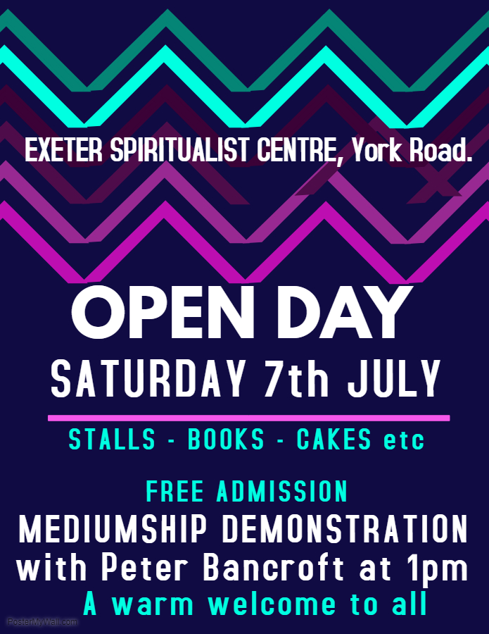 Open Day at Exeter Spiritualist Centre The Exeter Daily